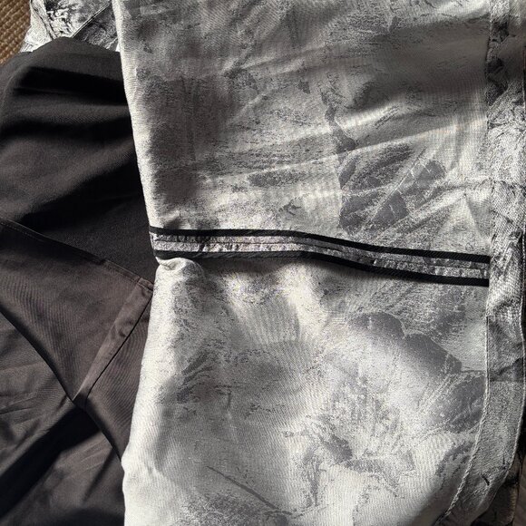 Sz2 Ted Baker London CAJU Silver Floral Circle Midi Skirt - Picture 11 of 16